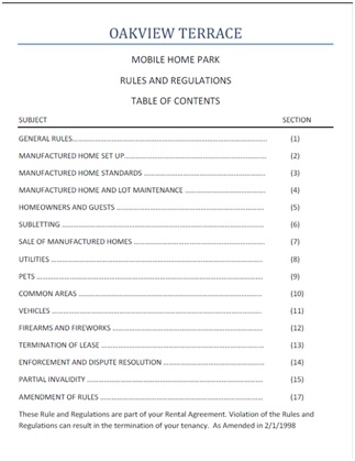 Rules
